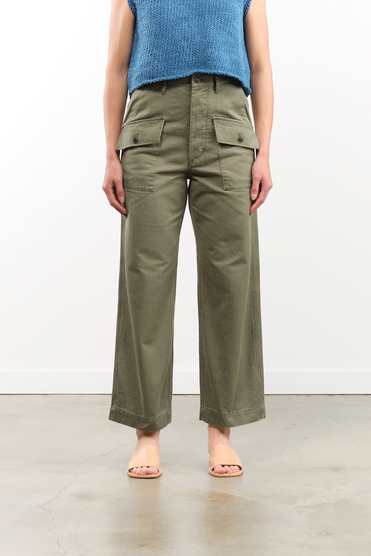 Chimala Apparel Womens Pants Unisex Herringbone Twill Trousers