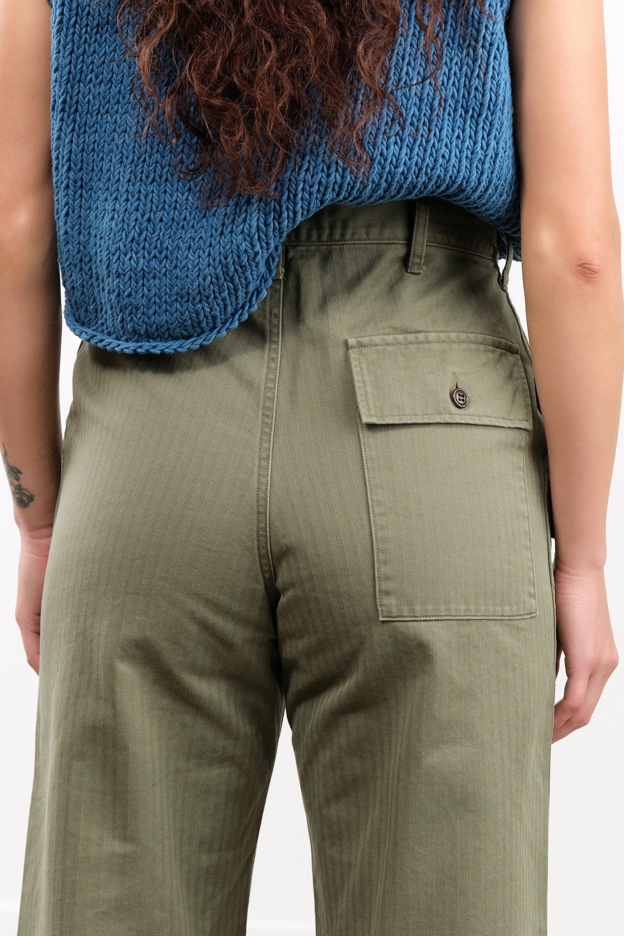 Chimala Apparel Womens Pants Unisex Herringbone Twill Trousers