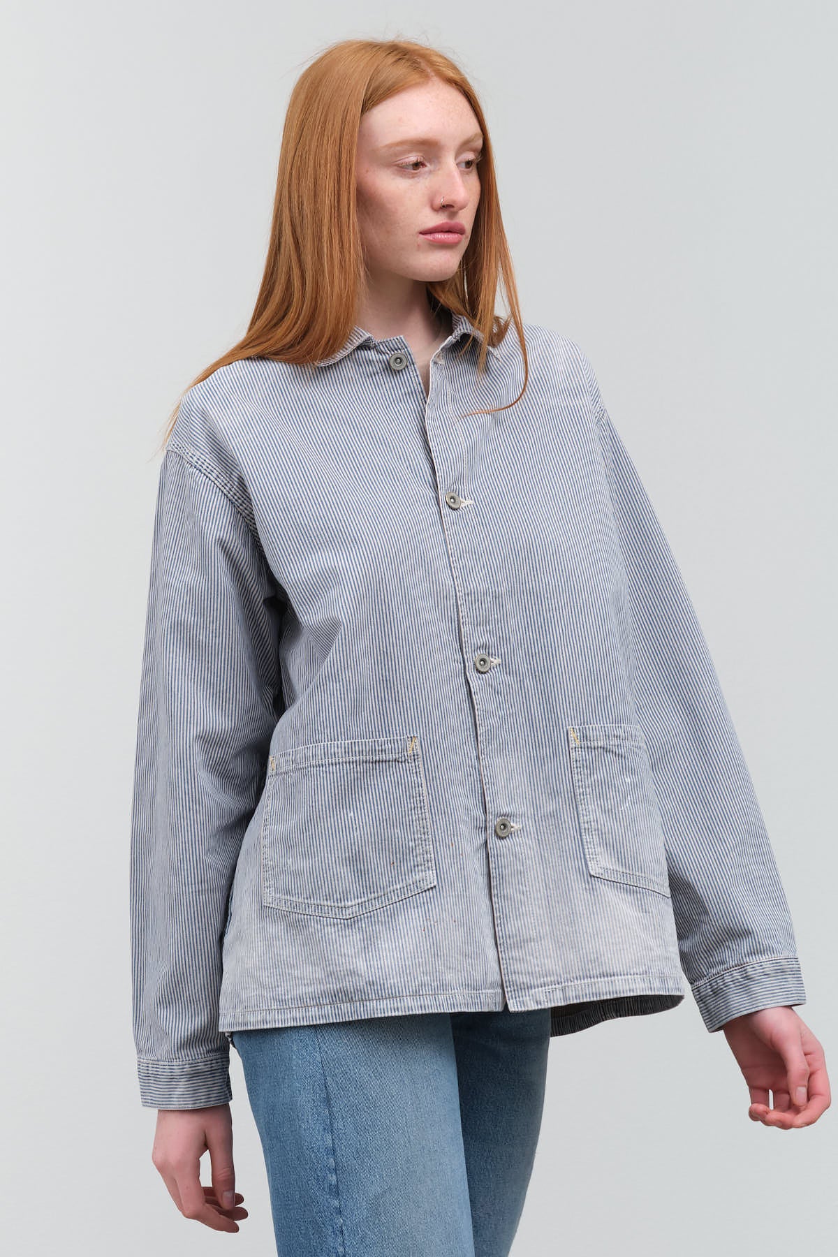 Styled Unisex Hickory Coverall