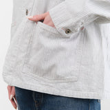 Chimala Apparel Womens Jackets Unisex Jacquard Pique Chore Jacket