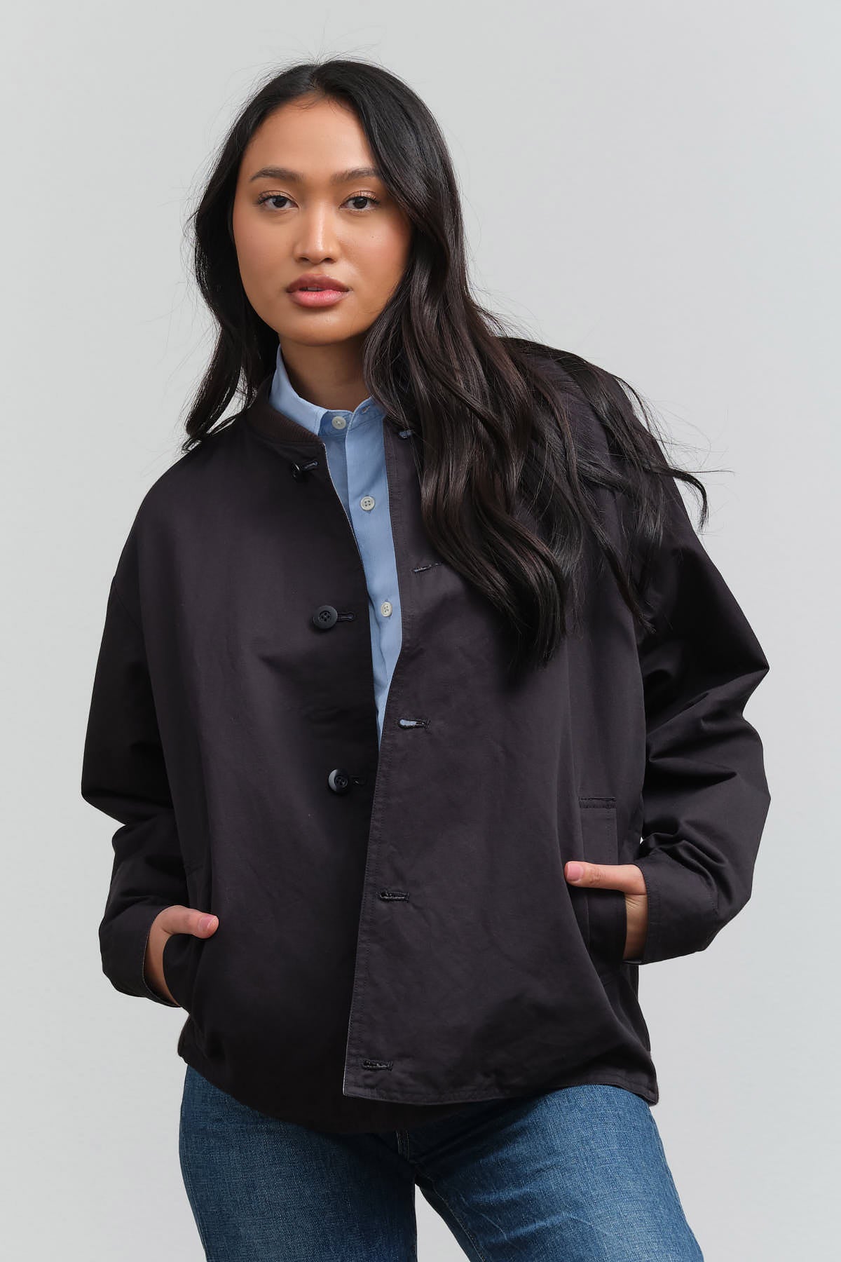 Styled view of Unisex Reversible Driving Jacket