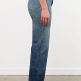 Chimala Apparel Womens Denim Unisex Straight Cut 13.5 oz Selvedge Denim in Dark Engineer