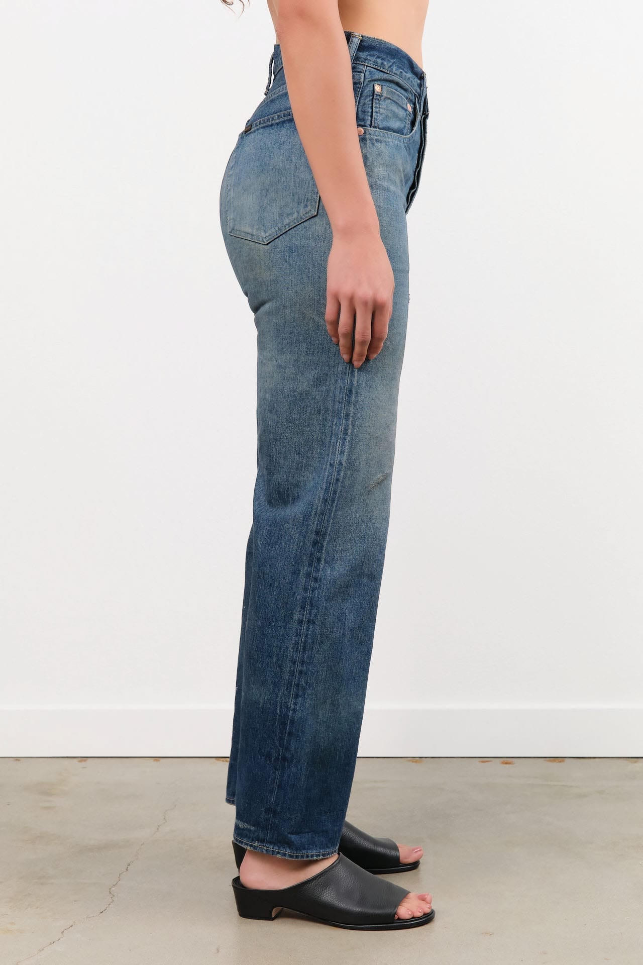 Chimala Apparel Womens Denim Unisex Straight Cut 13.5 oz Selvedge Denim in Dark Engineer