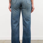 Chimala Apparel Womens Denim Unisex Straight Cut 13.5 oz Selvedge Denim in Dark Engineer