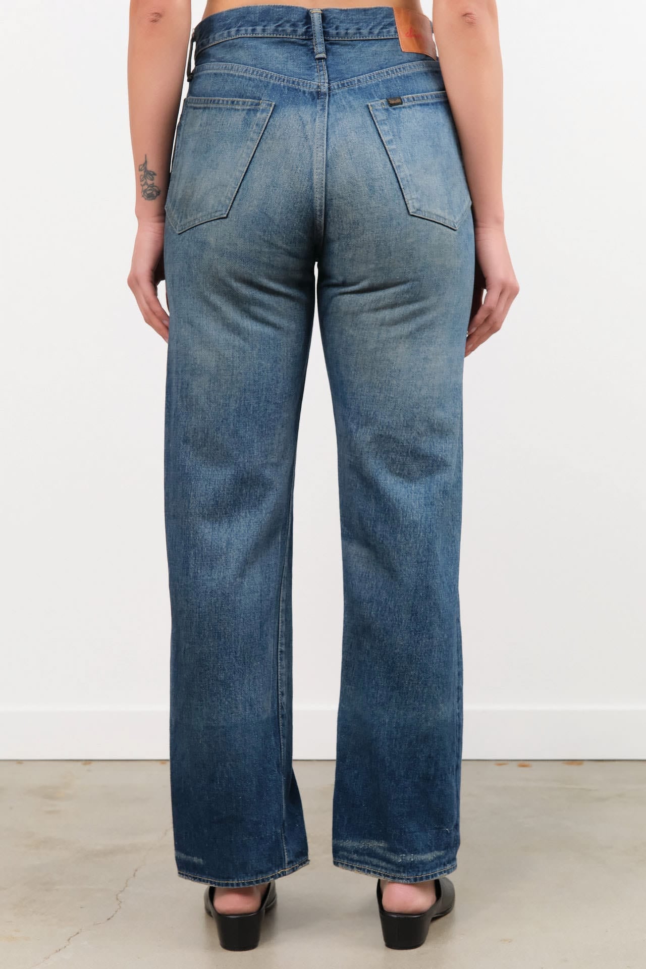 Chimala Apparel Womens Denim Unisex Straight Cut 13.5 oz Selvedge Denim in Dark Engineer