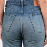 Chimala Apparel Womens Denim Unisex Straight Cut 13.5 oz Selvedge Denim in Dark Engineer