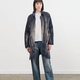 Chimala Apparel Womens Denim Unisex Straight Cut 13.5 oz Selvedge Denim in Smoky Medium