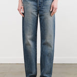 Chimala Apparel Womens Denim Unisex Straight Cut 13.5 oz Selvedge Denim in Smoky Medium