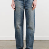 Chimala Apparel Womens Denim Unisex Straight Cut 13.5 oz Selvedge Denim in Smoky Medium