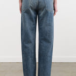 Chimala Apparel Womens Denim Unisex Straight Cut 13.5 oz Selvedge Denim in Smoky Medium