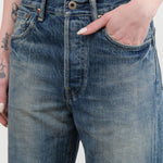 Chimala Apparel Womens Denim Unisex Straight Cut 13.5 oz Selvedge Denim in Smoky Medium