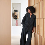 Christian Wijnants Apparel Womens Denim Pioni Pants in Black Denim