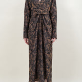 Darkah Dress by Christian Wijnants in Camelia Mocha on Sale 