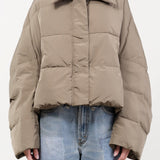 Christian Wijnants Apparel Womens Outerwear Jani Coat in Smokey Olive