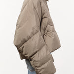 Christian Wijnants Apparel Womens Outerwear Jani Coat in Smokey Olive