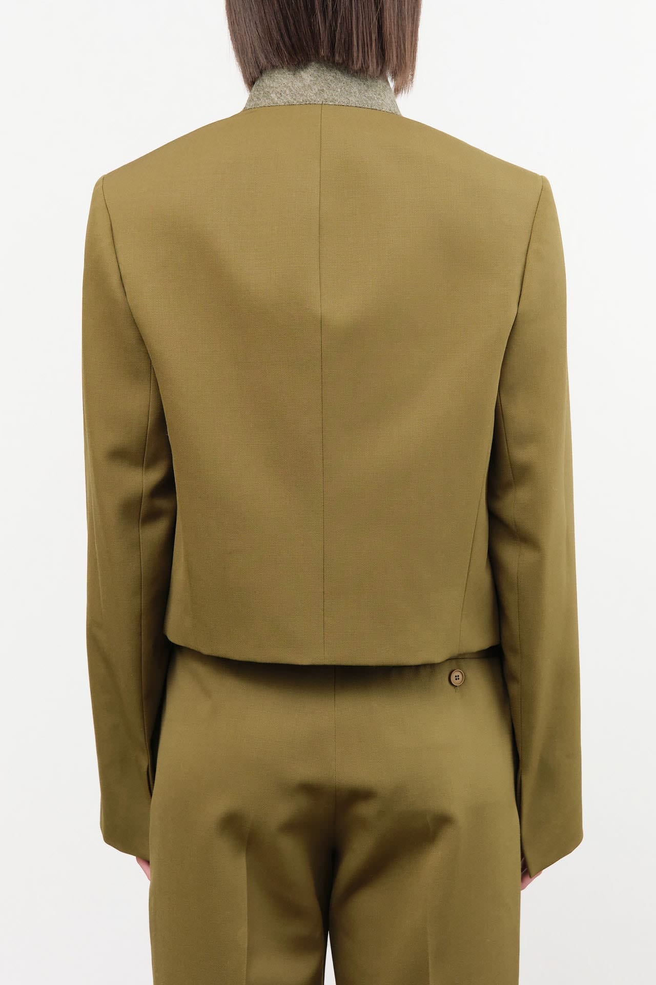 Christian Wijnants Apparel Womens Jackets Javas Cropped Tailored Jacket