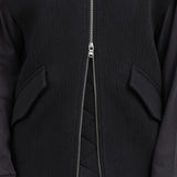 Christian Wijnants Designer Brand Oversized Zip Up Sleeveless Jilla Jacket Vest in Black