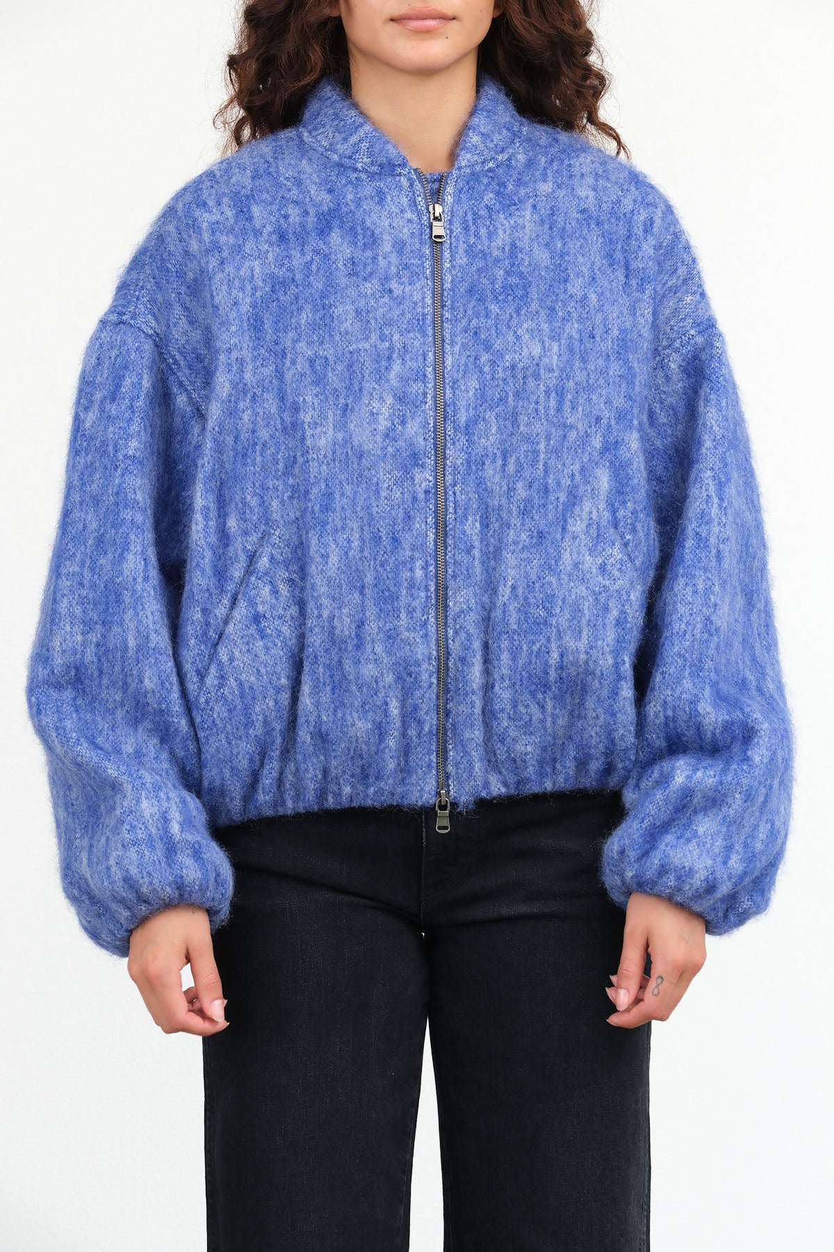 Joelle Jacket by Christian Wijnants in Blue Melange