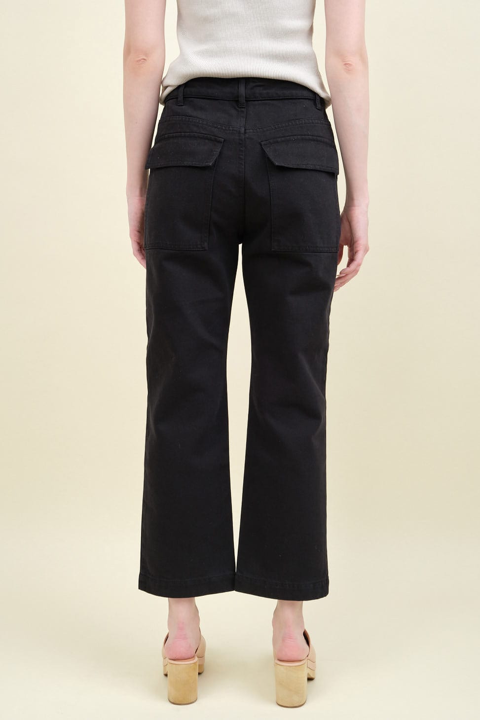 Back of Panjad Cropped Trousers