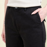 Sale Christian Wijnants Panjad Cropped Work Trousers in Black