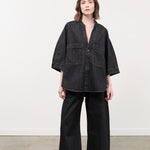 Christian Wijnants Apparel Womens Denim Pioni Pants in Black Denim