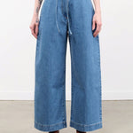 Christian Wijnants Apparel Womens Denim Pioni Pants in Blue Denim