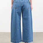 Christian Wijnants Apparel Womens Denim Pioni Pants in Blue Denim