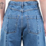 Christian Wijnants Apparel Womens Denim Pioni Pants in Blue Denim