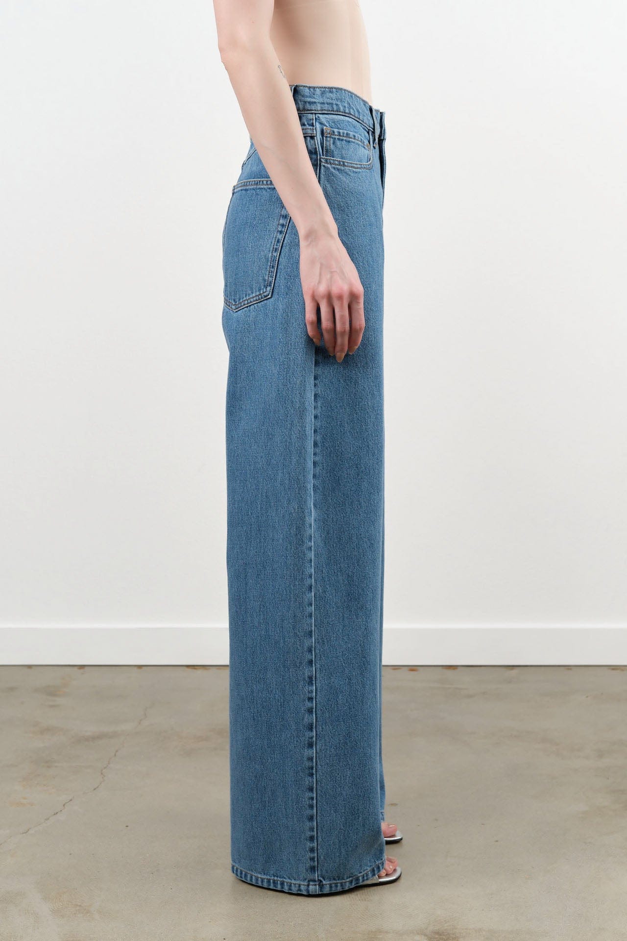 Christian Wijnants Apparel Womens Denim Pullos Jeans in Blue Denim