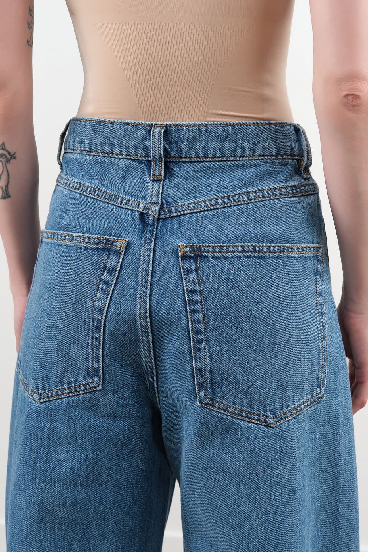 Christian Wijnants Apparel Womens Denim Pullos Jeans in Blue Denim