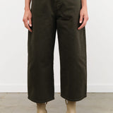 Christian Wijnants Apparel Womens Denim Pully Wide-Fit Cropped Trousers