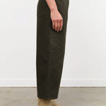 Christian Wijnants Apparel Womens Denim Pully Wide-Fit Cropped Trousers