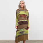 Christian Wijnants Apparel Womens Skirts Sueza Printed Silk Skirt