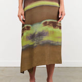Christian Wijnants Apparel Womens Skirts Sueza Printed Silk Skirt