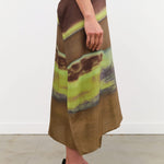Christian Wijnants Apparel Womens Skirts Sueza Printed Silk Skirt
