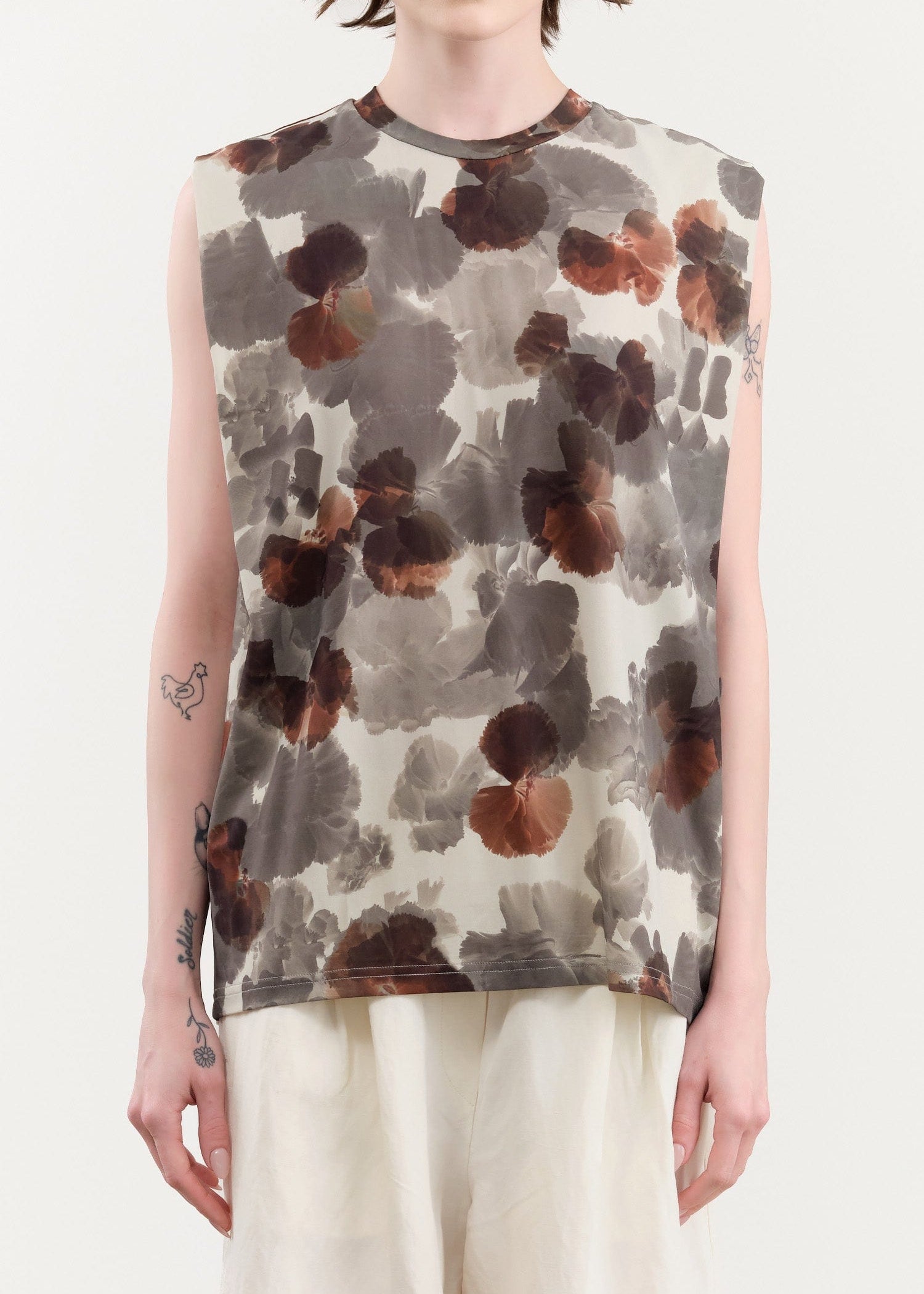 Christian Wijnants Apparel Womens Blouses Tabansir Sleeveless Jersey Top