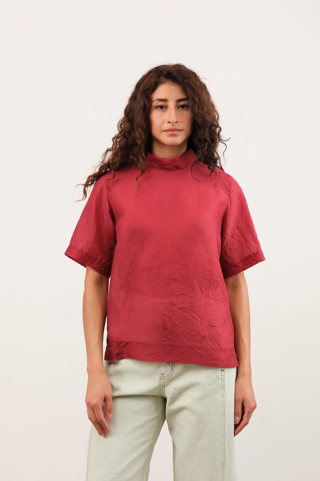 Christian Wijnants Apparel Womens Blouses Tapulo High Neck Top
