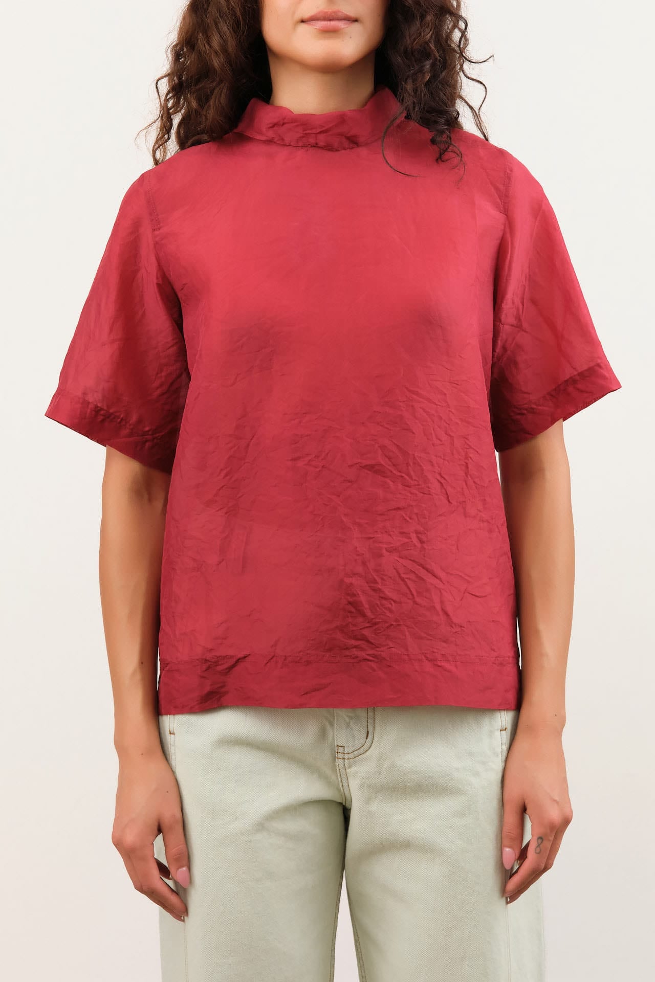 Christian Wijnants Apparel Womens Blouses Tapulo High Neck Top