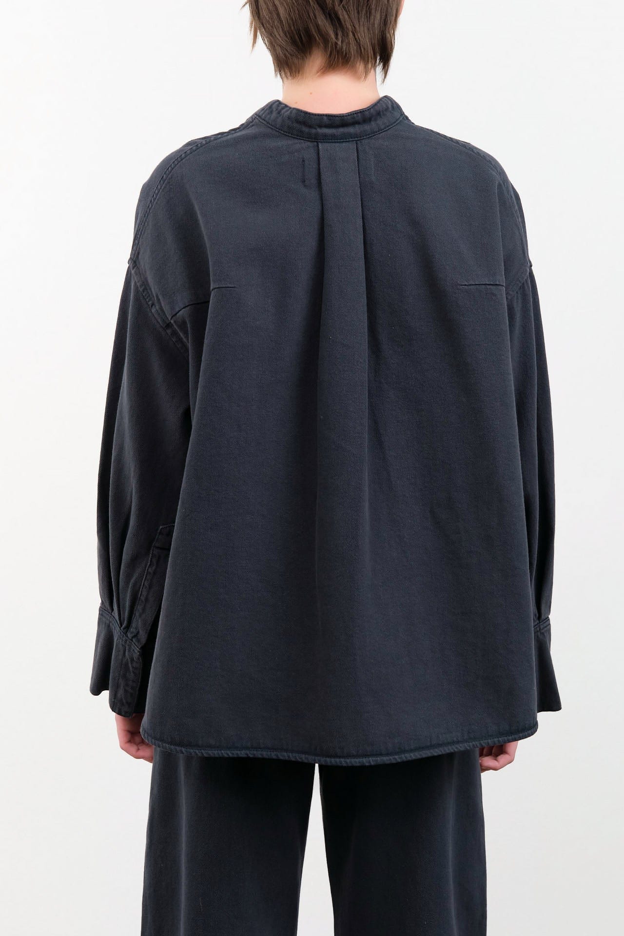 Christian Wijnants Apparel Womens Blouses Tarosa Shirt in Deep Petrol