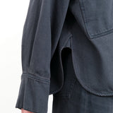 Christian Wijnants Apparel Womens Blouses Tarosa Shirt in Deep Petrol