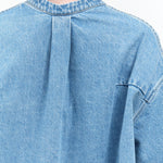 Christian Wijnants Denim Collar Shirt in Blue