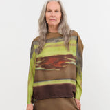 Christian Wijnants Apparel Womens Blouses Tavax Silk Batwing Sleeve Top