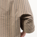 Christian Wijnants Apparel Womens Blouses Tialle Top in Olive Marine Stripe