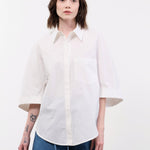 Christian Wijnants Apparel Womens Blouses Tialle Top in White