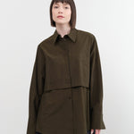 Christian Wijnants Apparel Womens Blouses Tolla Double-Layered Shirt