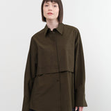 Christian Wijnants Apparel Womens Blouses Tolla Double-Layered Shirt