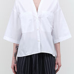 Christian Wijnants Tongo Blouse in White on Sale