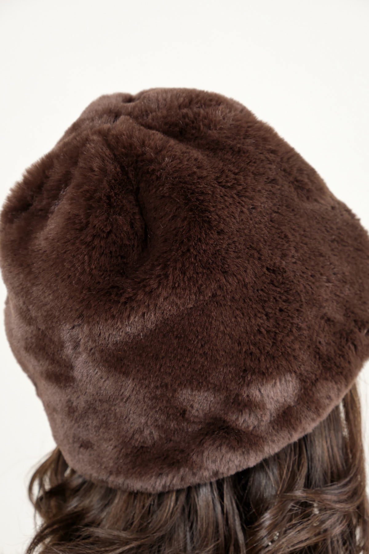 Gathering on Faux Fur Toque in Mink