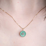 Young in the Mountains Cerclen Necklace in Lucin Variscite