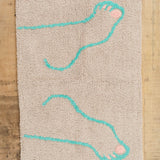 Cold Picnic Home Bath Textiles Footsie Bathmat in Grey 30" L X 20" W